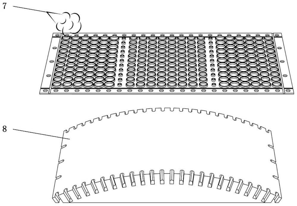 Curved surface conformal 4D printing method of thin-wall heterostructure and heterostructure