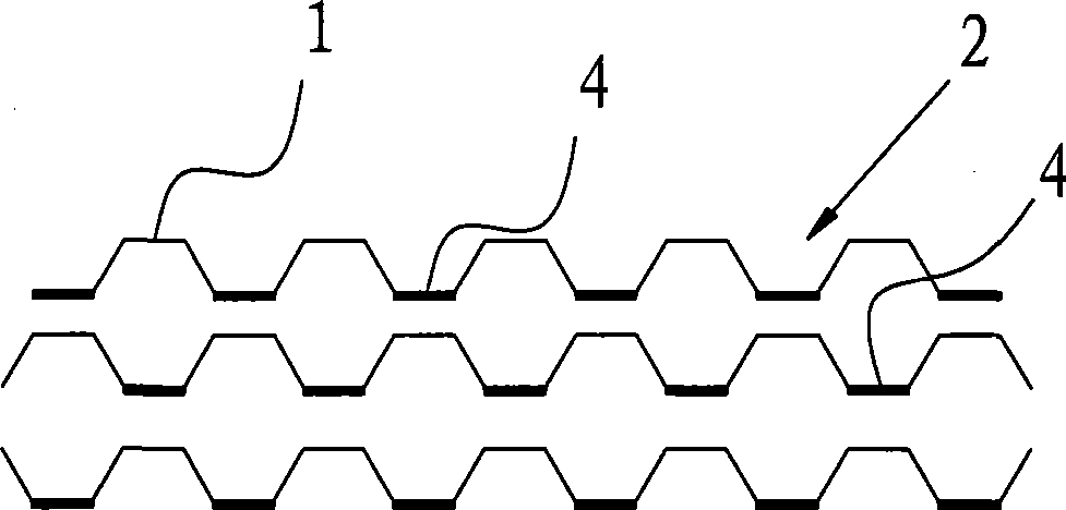 High intensity lightweight honeycomb core and production method thereof