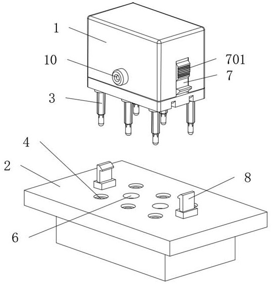 Relay mounting structure capable of preventing poor contact