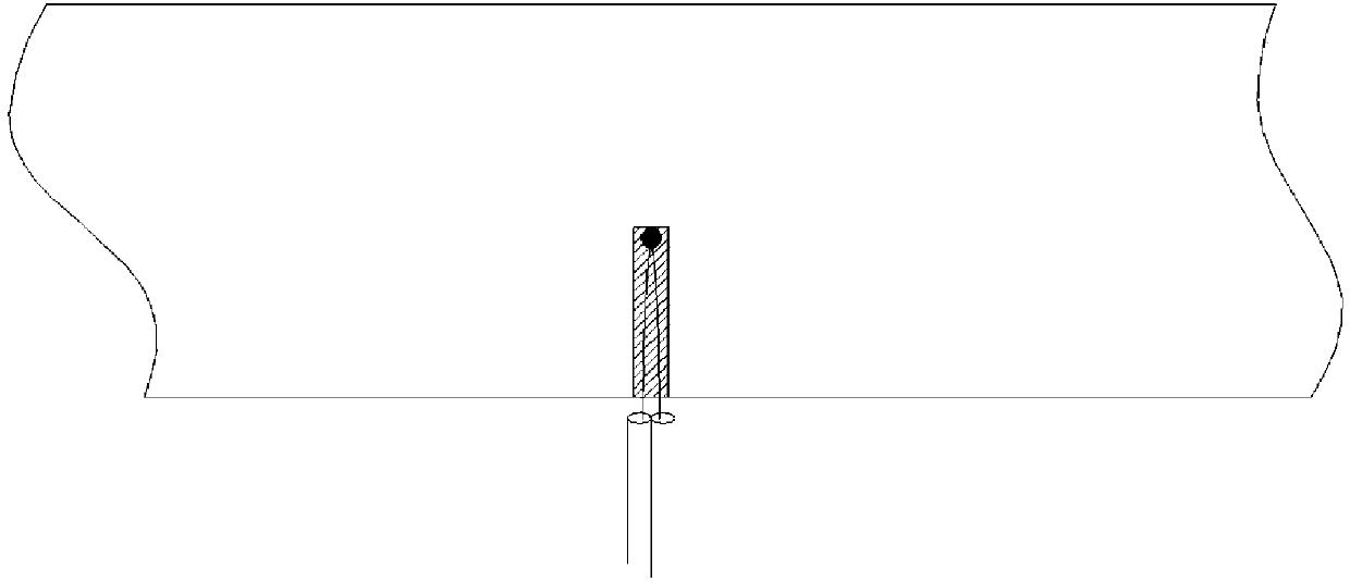 Method for measuring surface heat flow of embedded thermocouple