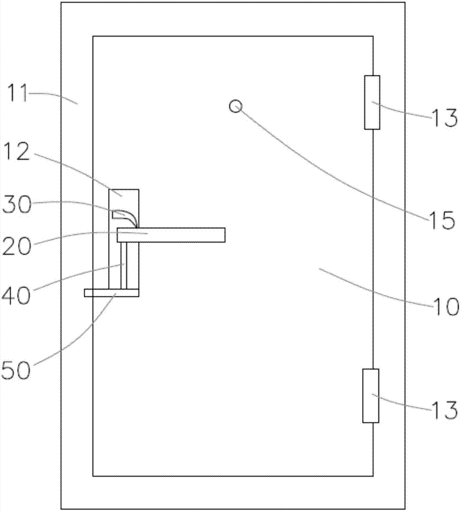 Antitheft door capable of preventing accidental closing