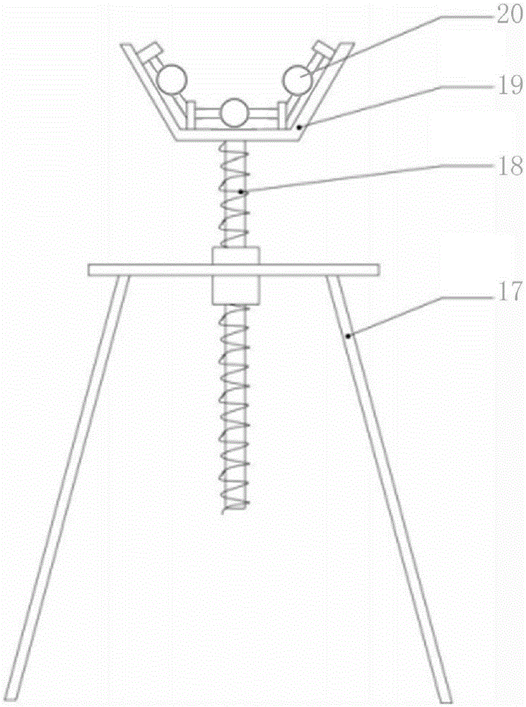 Guardrail tube deburring machine