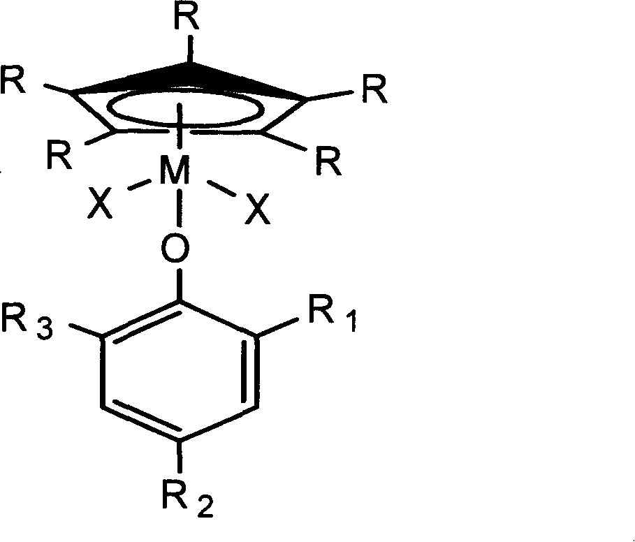 Monodentate compound containing phenoxy, preparation method and application thereof