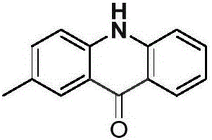 Method for synthesizing acridone derivatives by means of palladium-copper co-catalysis