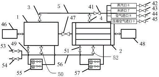 Freeze dryer on-line cleaning and sterilization system and method