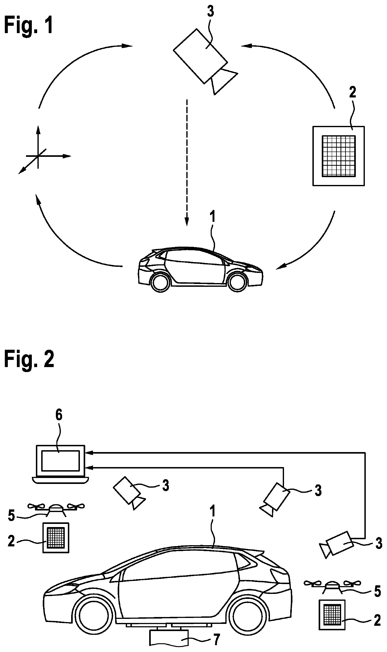 Method and device for calibrating at least one sensor