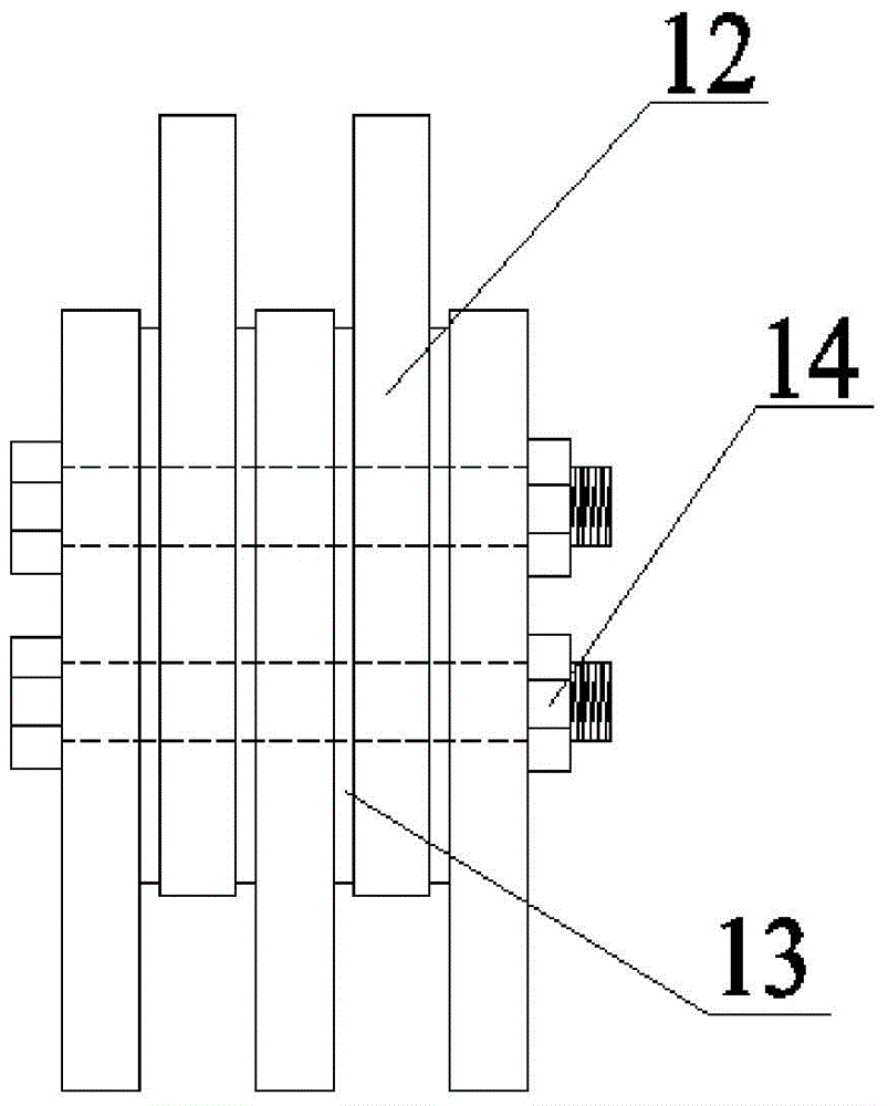 Compound damping and limiting device for horizontal-direction friction viscosity of photovoltaic power station