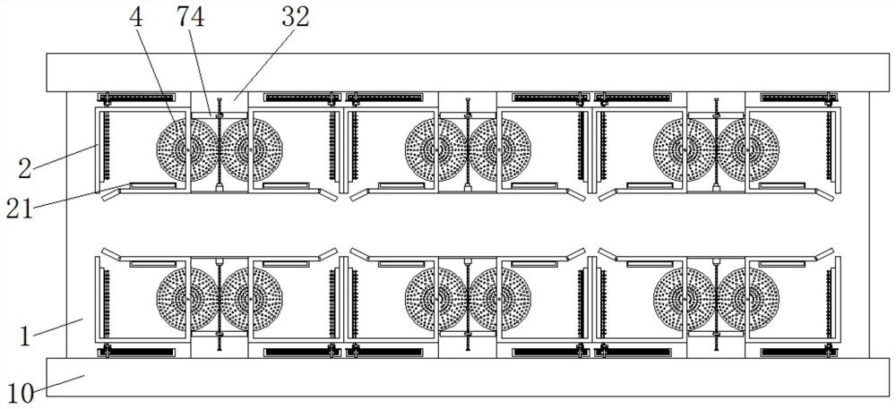 Device for cleaning feces in domestic pig breeding house and using method of device