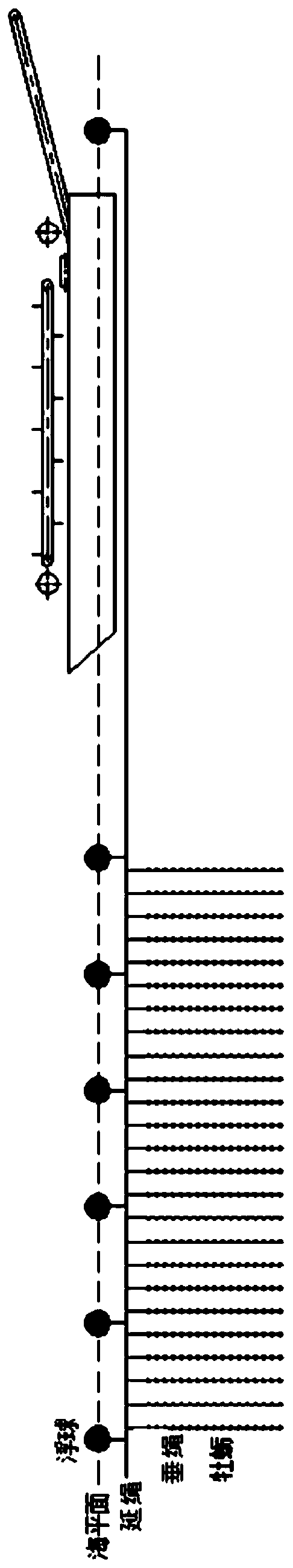 A mechanized harvesting method and equipment for longline cultured oysters