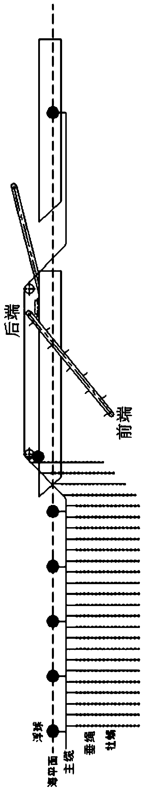 A mechanized harvesting method and equipment for longline cultured oysters