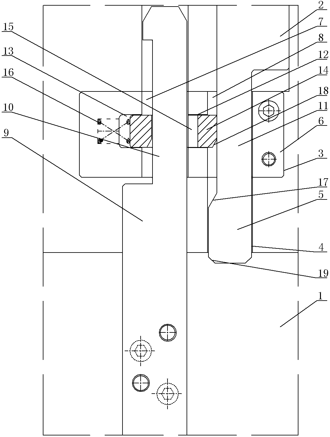 Guiding locating structure