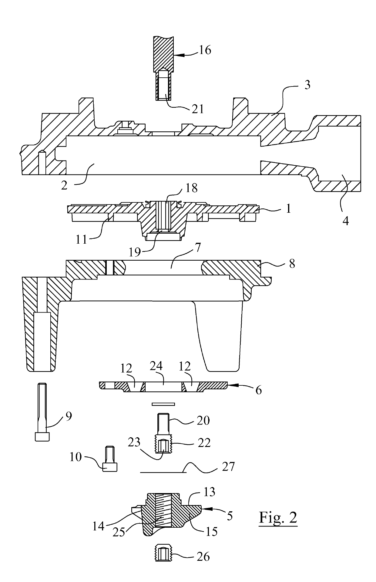 A method for providing an axial gap in a cutter assembly of a grinder pump, and a grinder pump comprising a shim configured for providing said axial gap