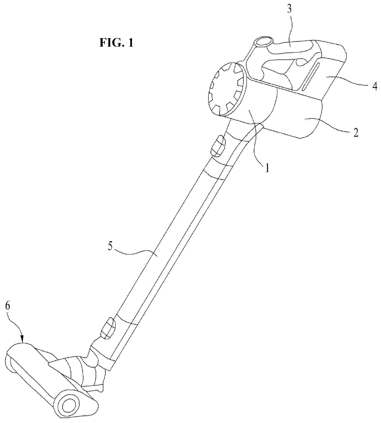 Divided core of a motor