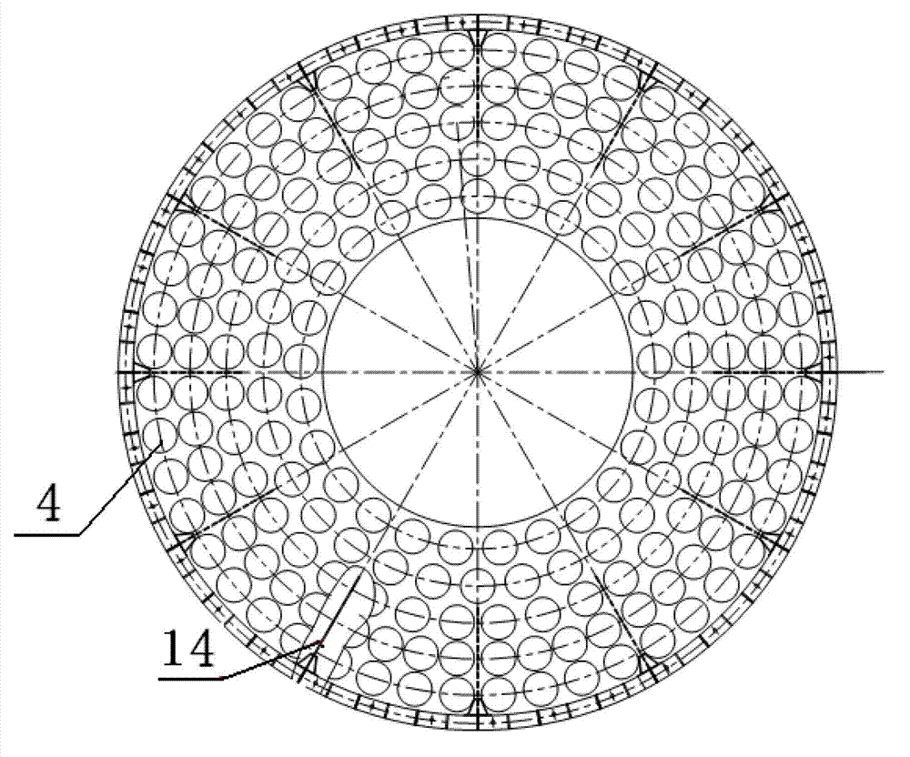 Settling separation device