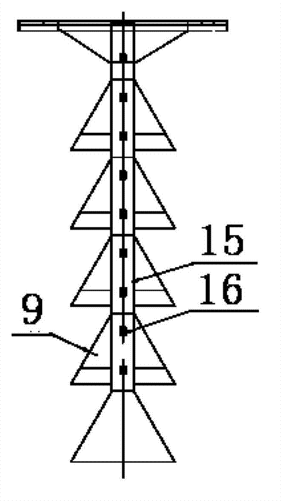 Settling separation device