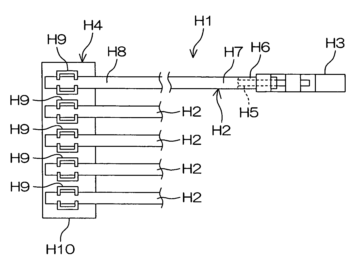 Manufacturing device of electric wire with terminal and manufacturing method of electric wire with terminal