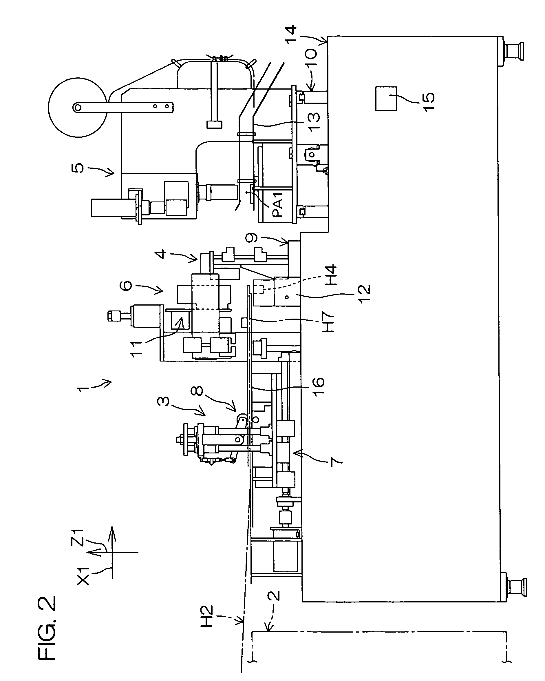 Manufacturing device of electric wire with terminal and manufacturing method of electric wire with terminal