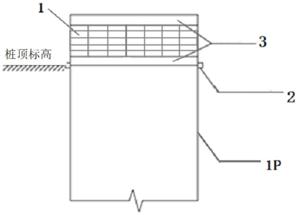 Auxiliary structure for onshore pile foundation concrete pouring and using method thereof