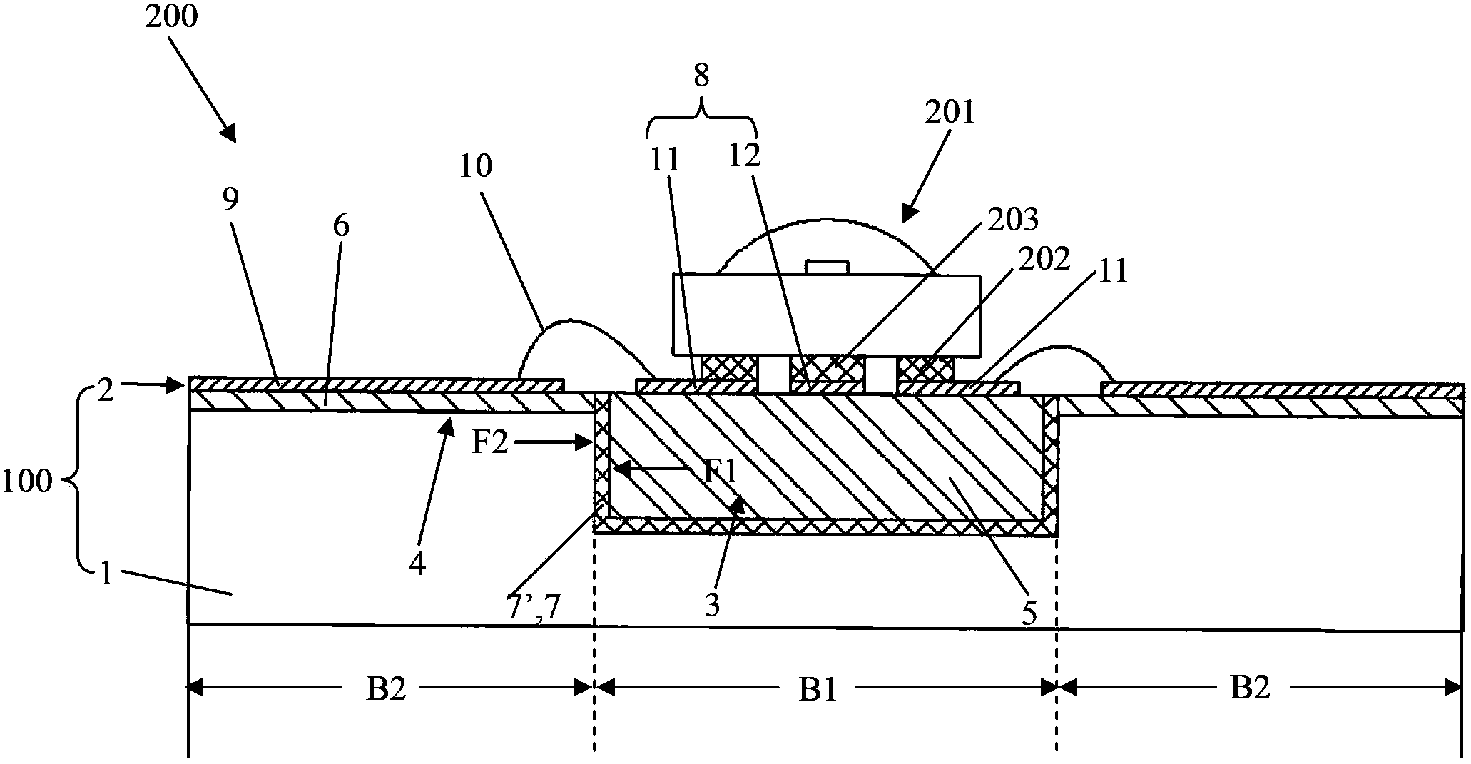 Circuit board, electronic module comprising the same, lighting device, and circuit board manufacturing method