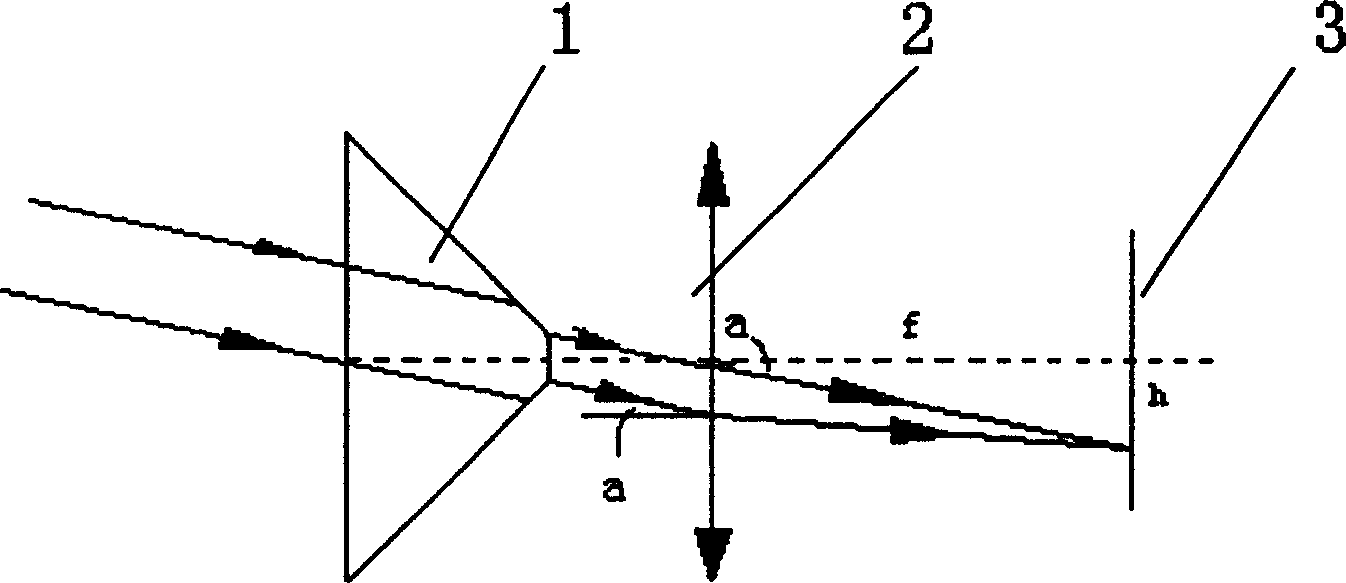 Electronic laser target of tunnel digging construction guiding system