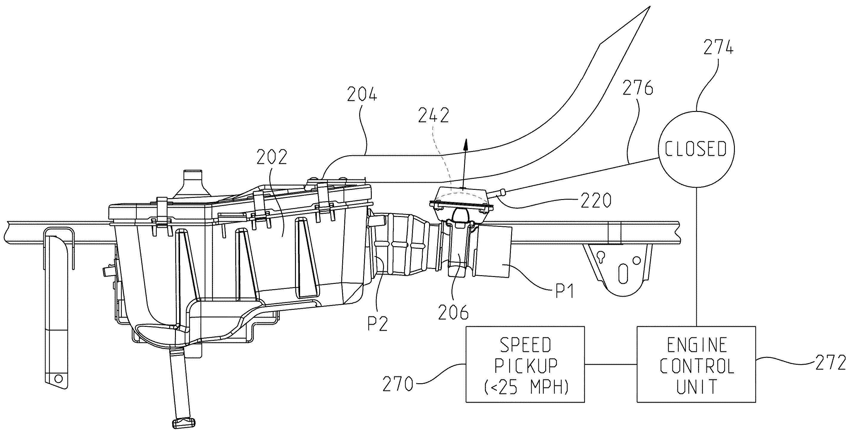 Vehicle having speed control unit