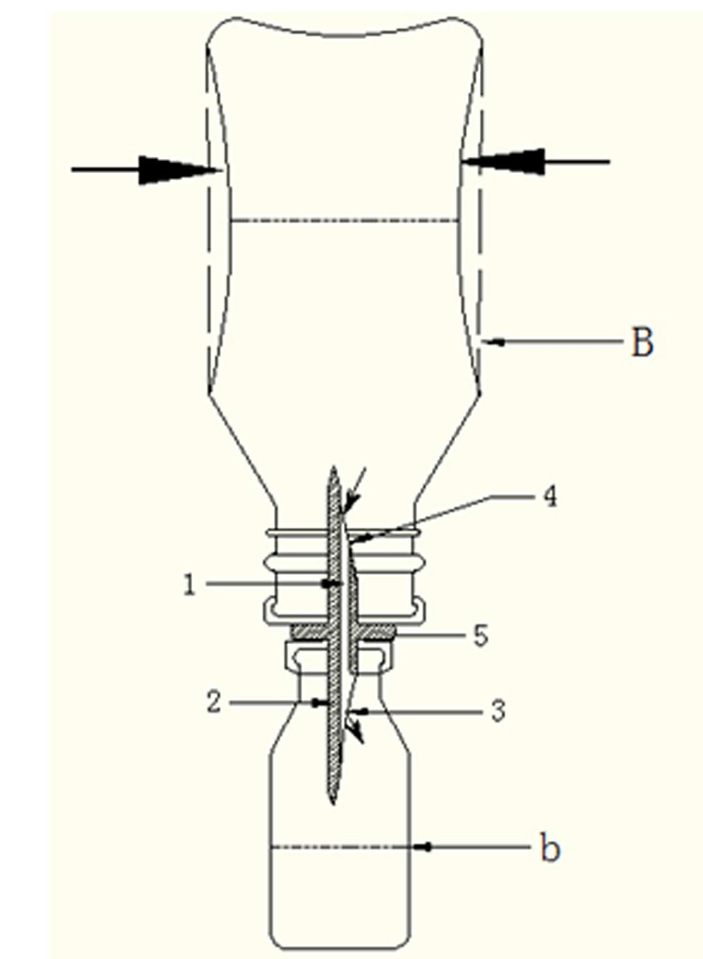 Simple single-passage dosage process and dosage apparatus utilizing same