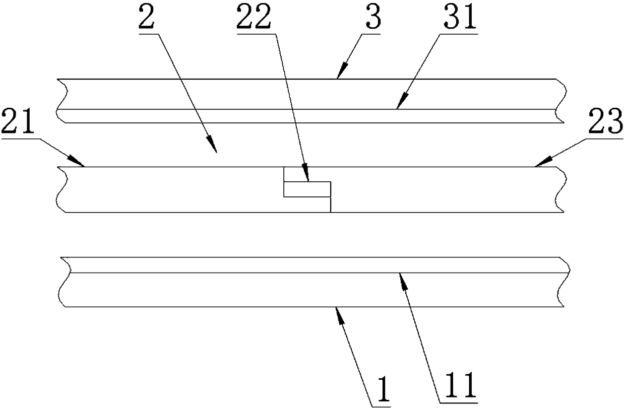 Manufacturing method of laminated tile assembly