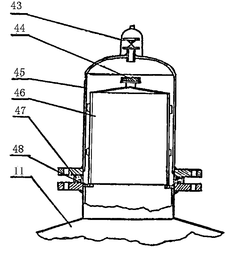 Self-suction device with air exhausted in circulating mode