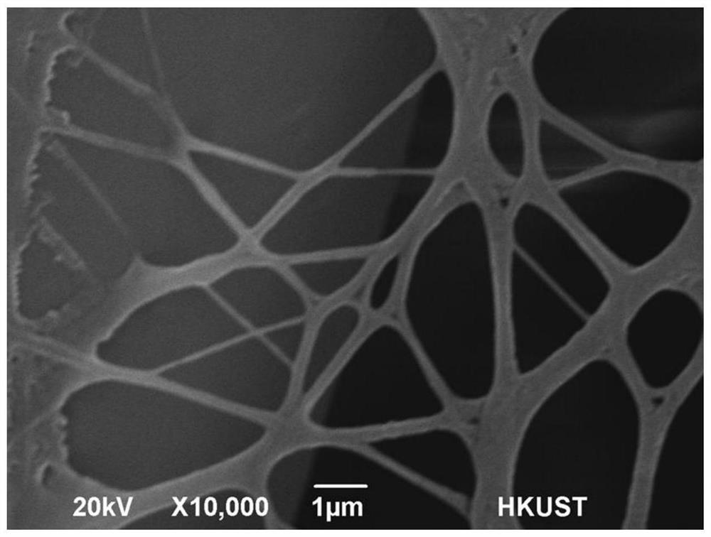 A nanofiber moisturizing mask with viscous hydroxyl functional groups on the surface and its preparation method and application