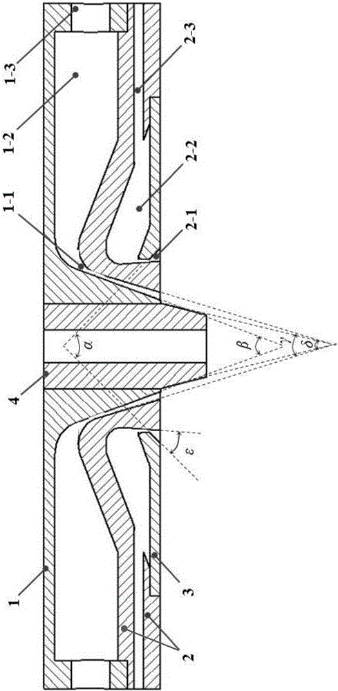 Metal liquid droplet atomization protecting gas hood