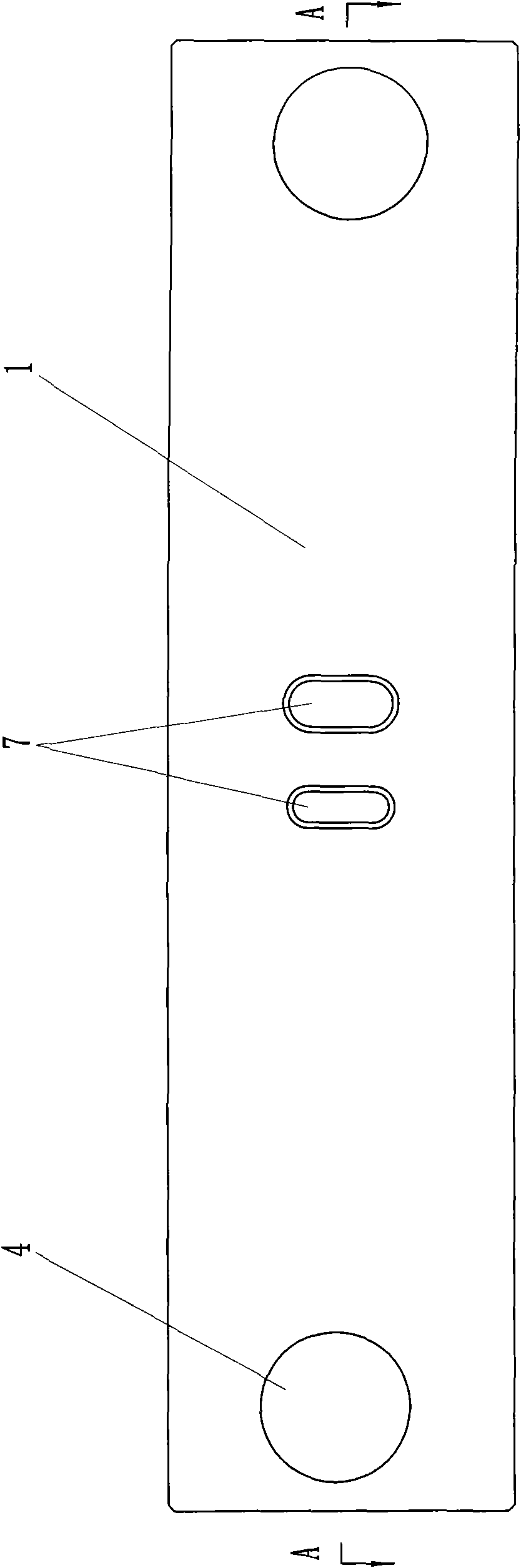 Machining technology of slide plate special for passengers