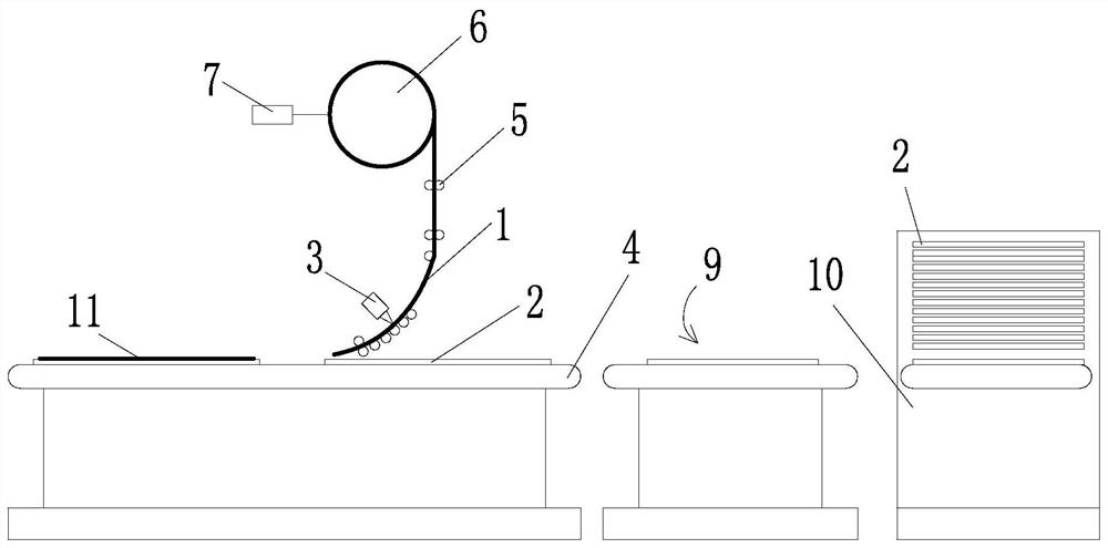 Flexible glass loading device