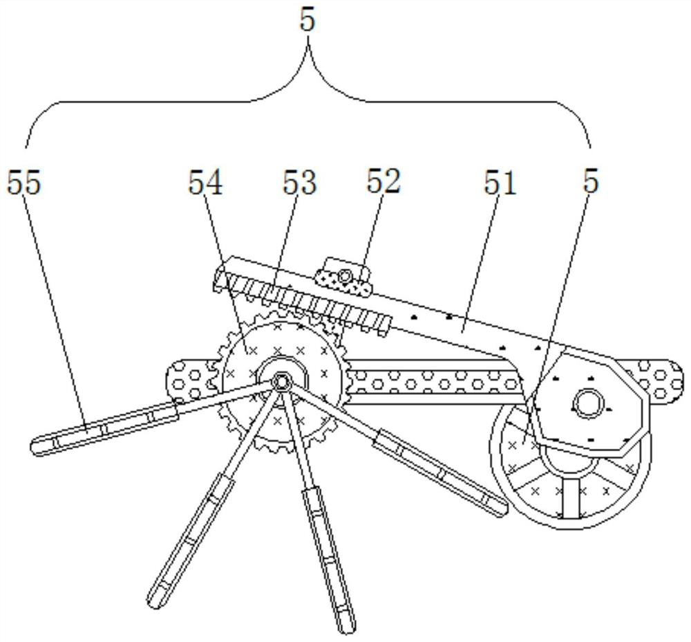 Chemical flash dryer device capable of preventing material accumulation and intercepting agglomerated particles