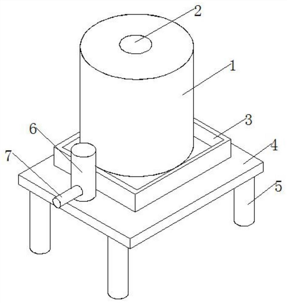 A drying tower for green tile production