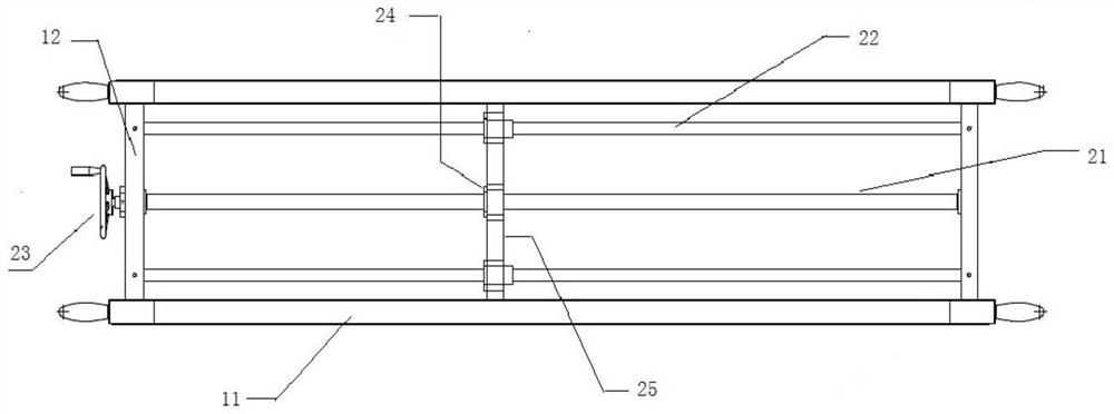 Honeycomb core stretching and dipping and curing integrated device and using method thereof