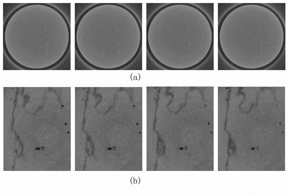 Core fracture identification method based on three-dimensional image information processing