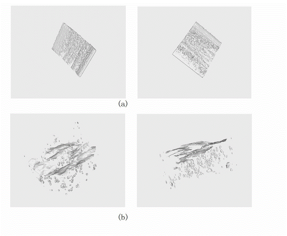 Core fracture identification method based on three-dimensional image information processing