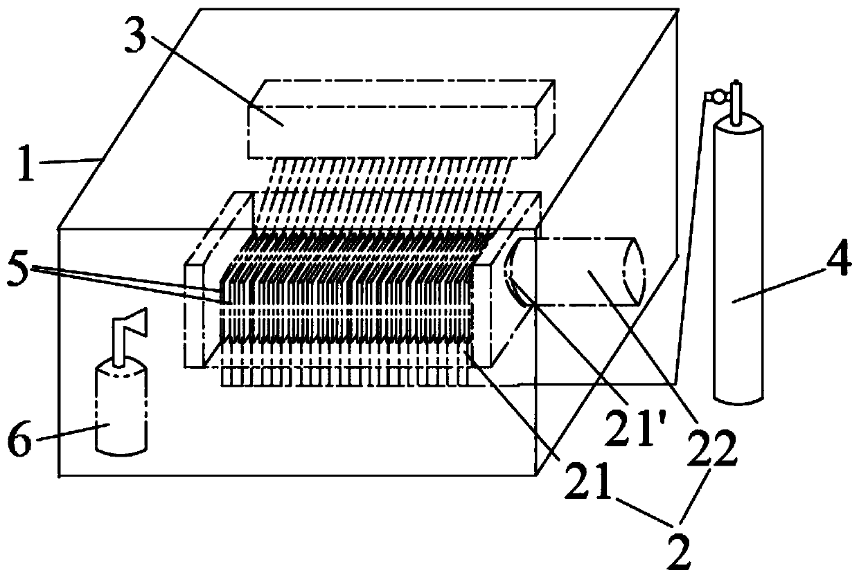 Flexible-package cell negative pressure formation method