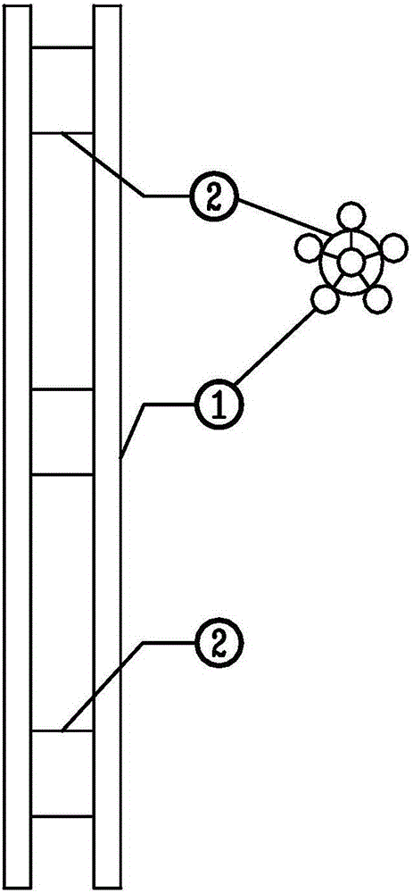 Tool and method for smashing hard rock in large-diameter pile hole