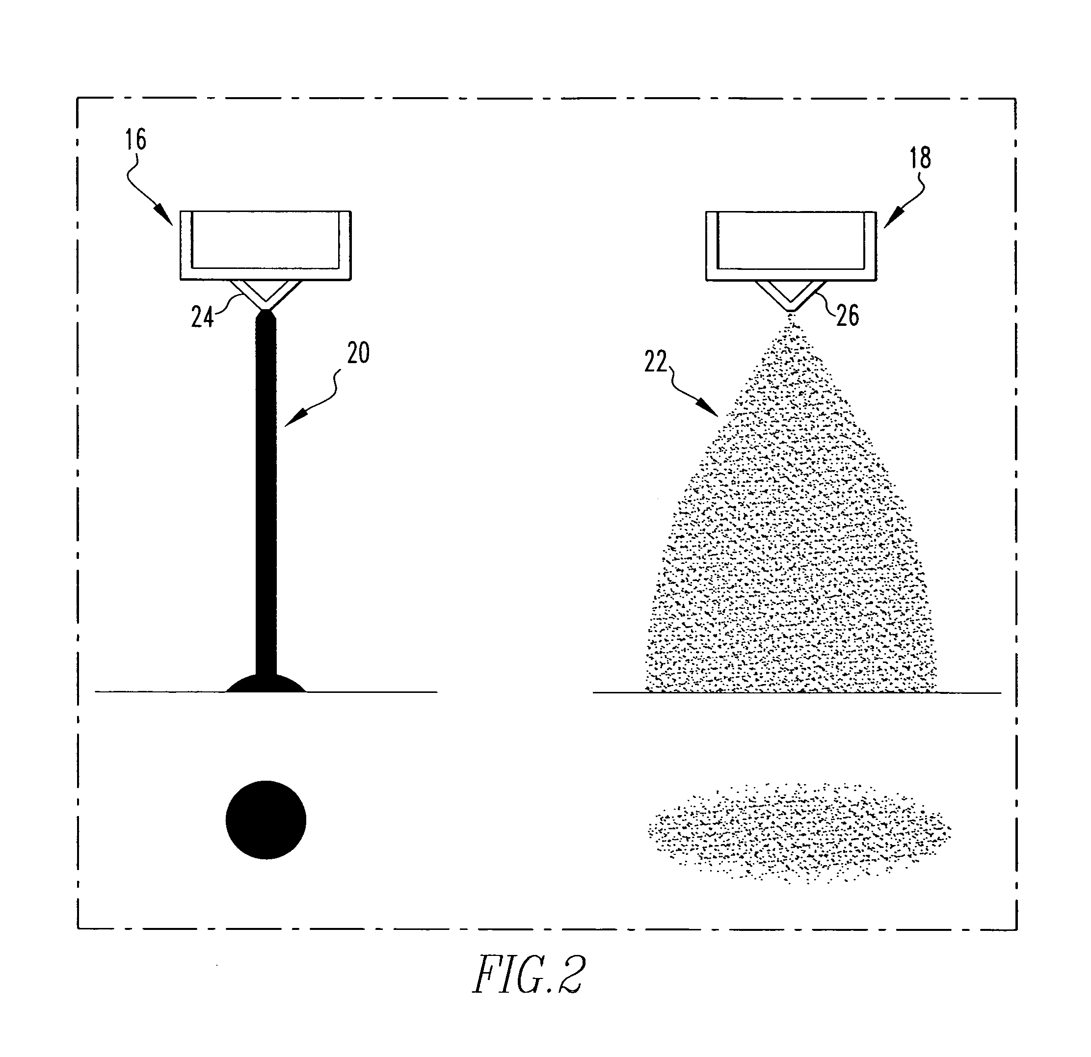 Spray apparatus and method for the repair of can ends