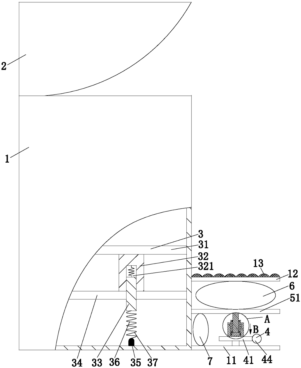 Floor dehumidifying and dampproof method