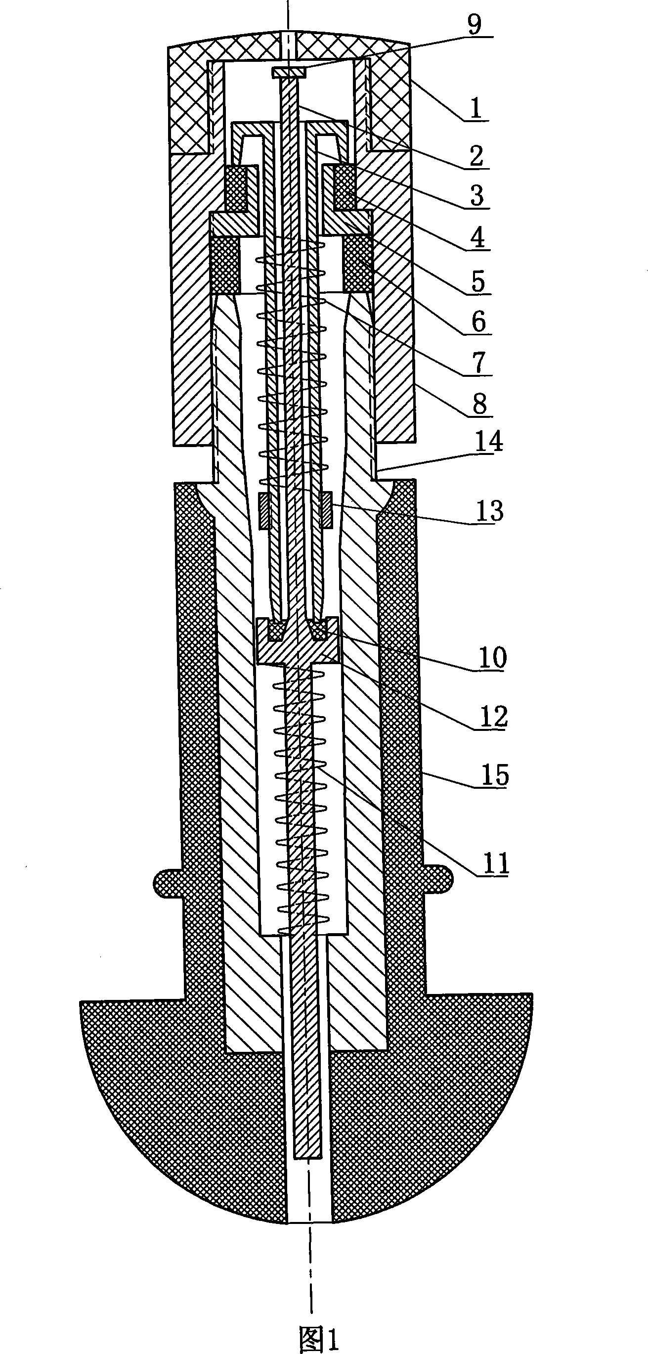 General explosion-proof air valve for automobile tyre