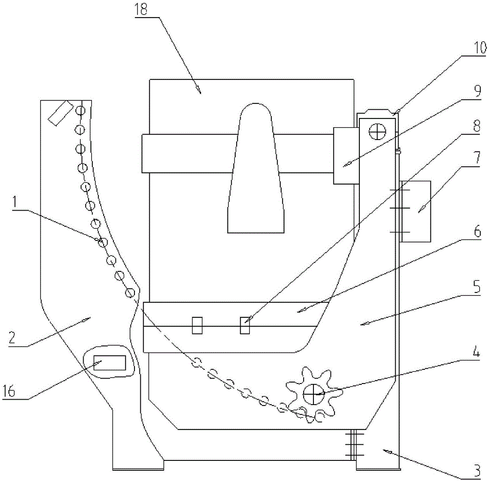 Ladle-deslagging overturn table