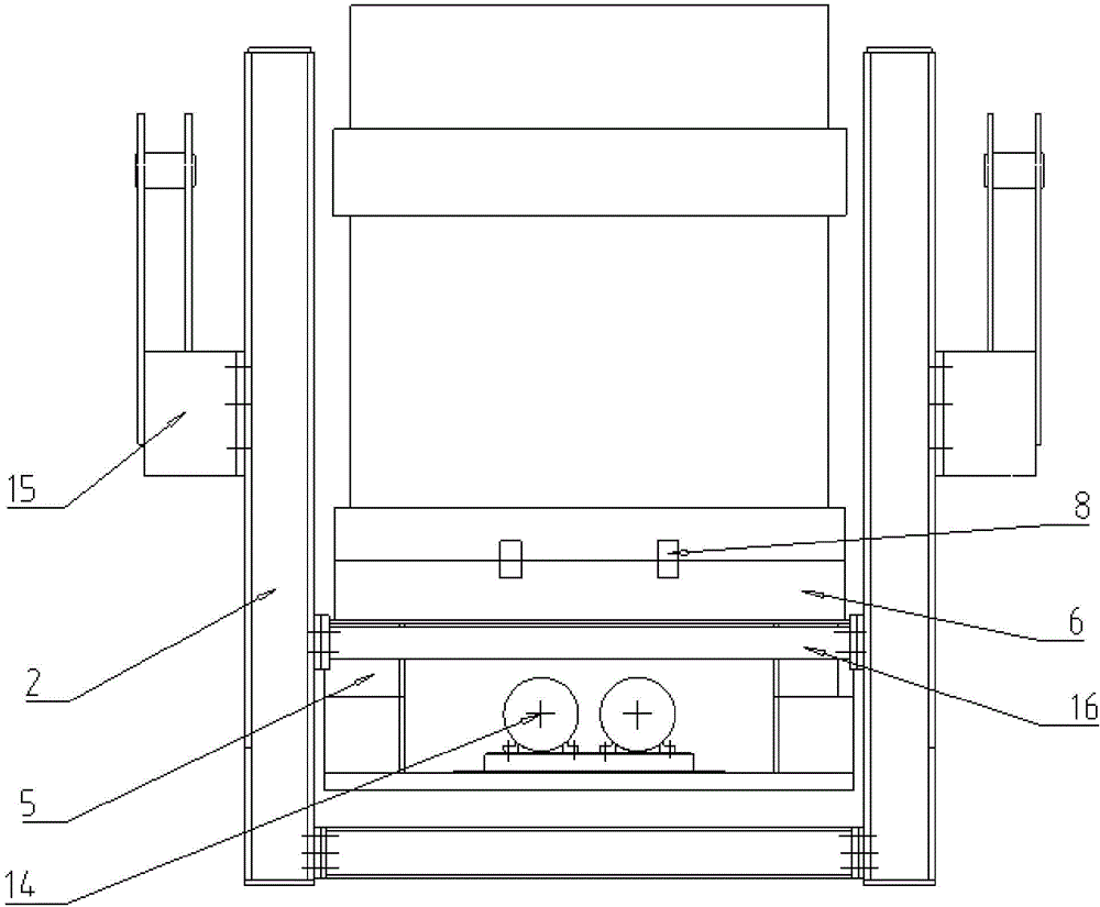 Ladle-deslagging overturn table