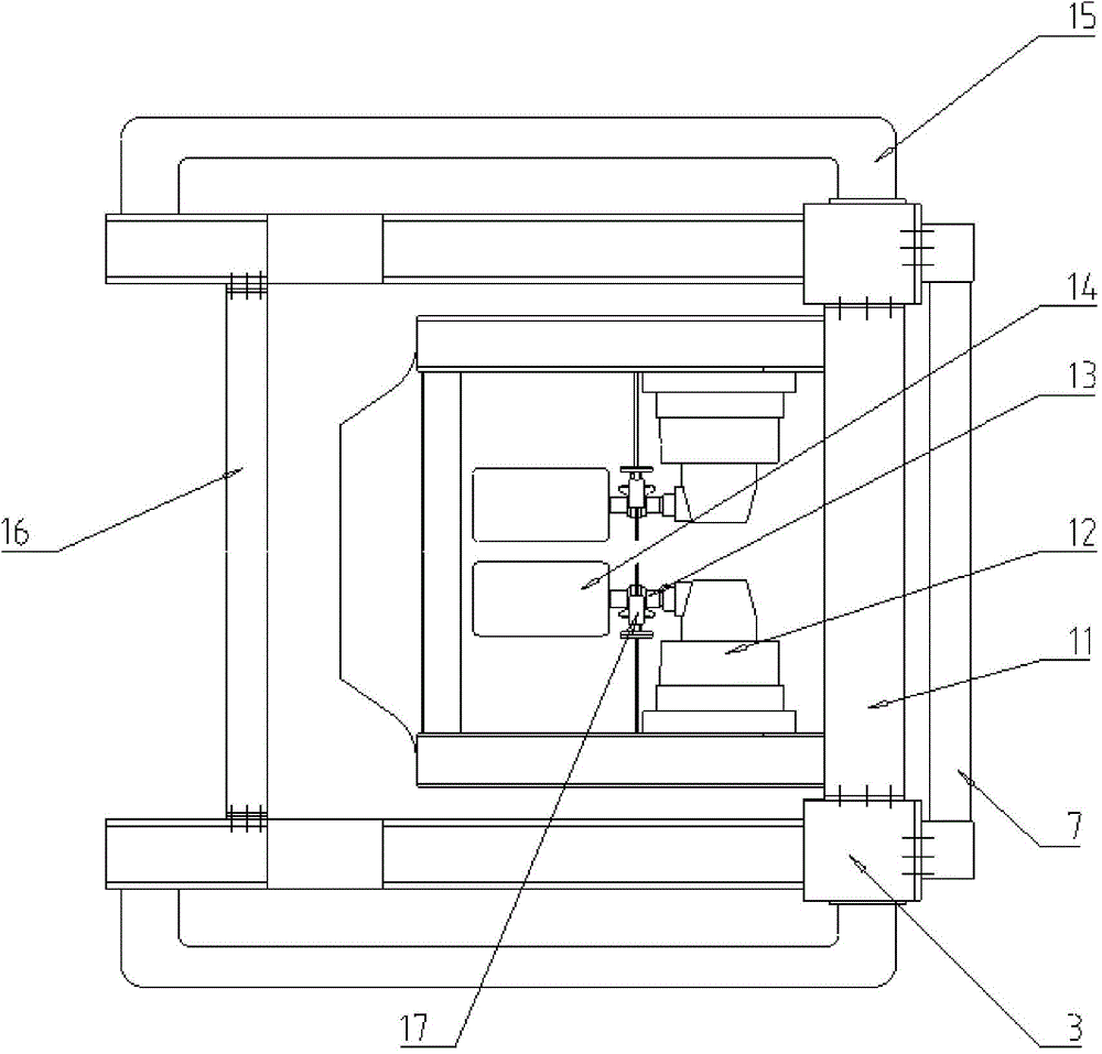 Ladle-deslagging overturn table