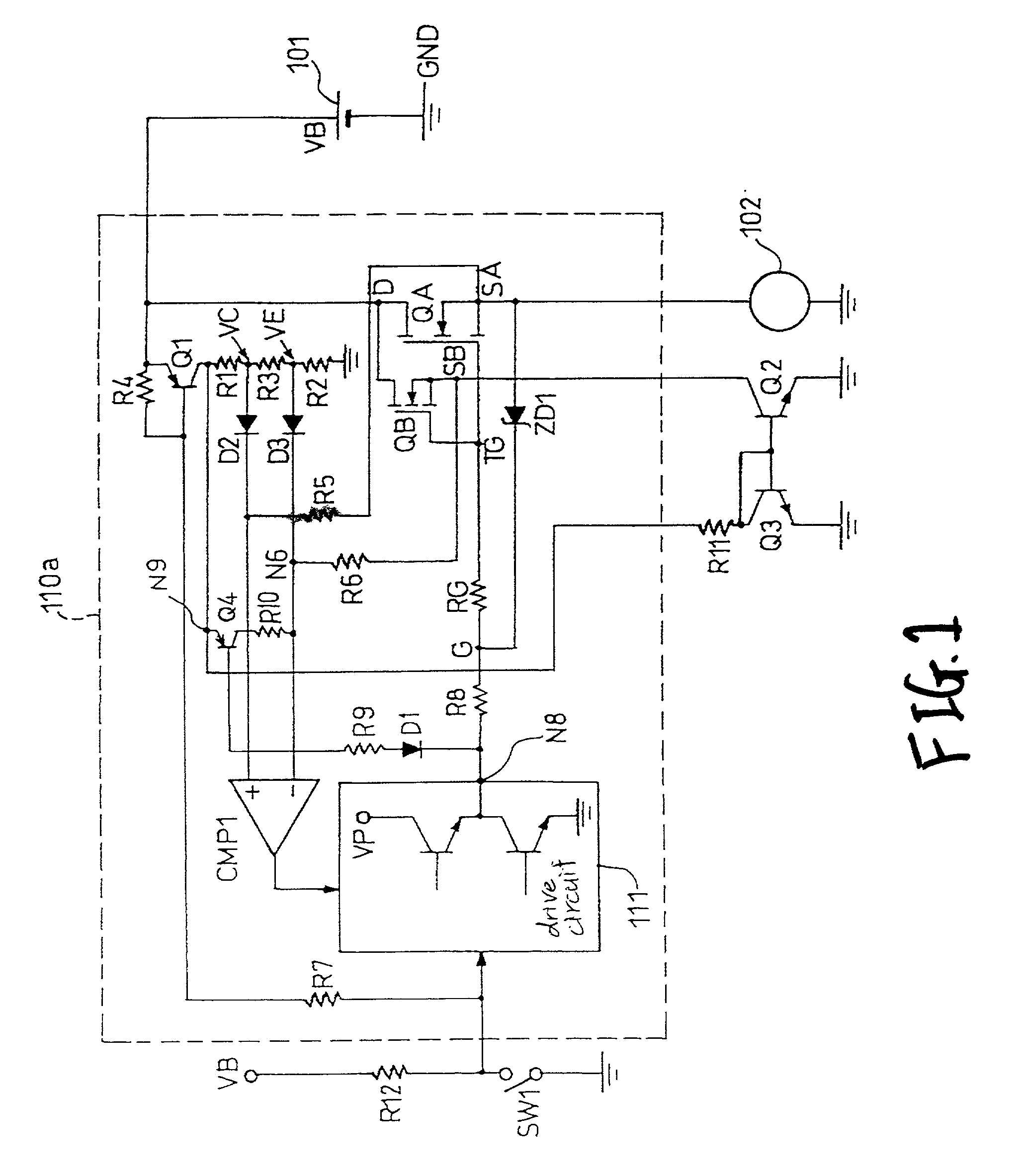 Power supply control device and method