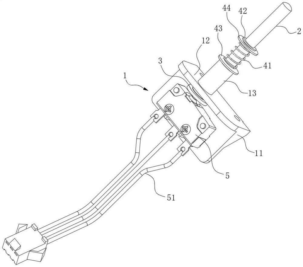 Safety device for controlling on-off of fuel gas and stove