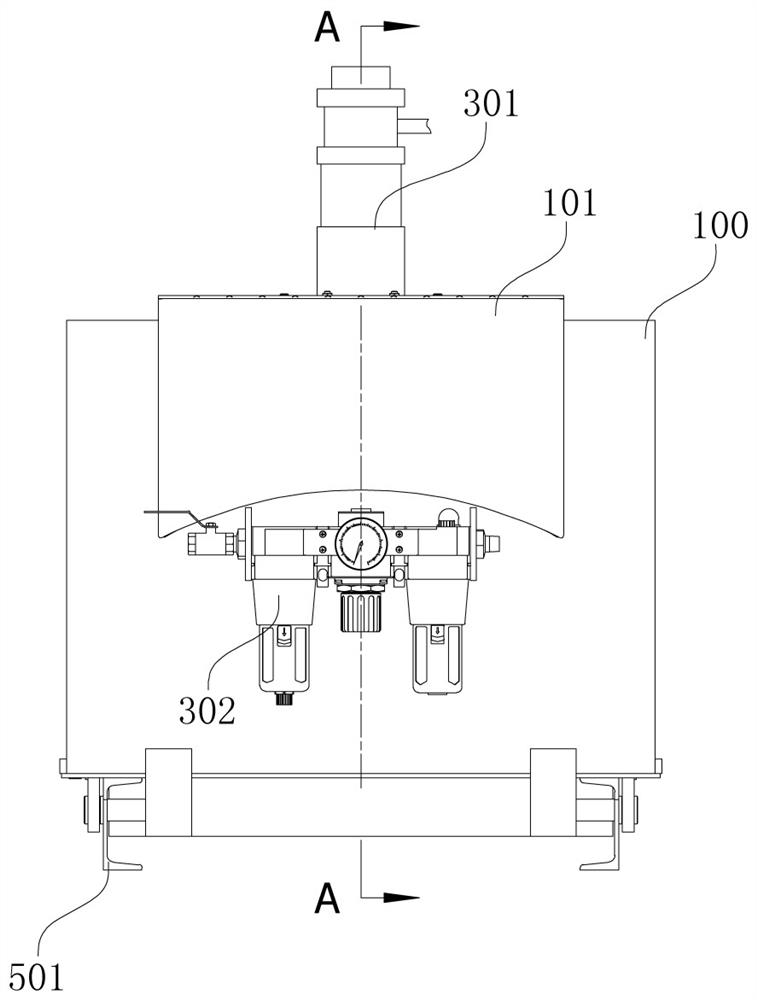 Pneumatic slurry mixer