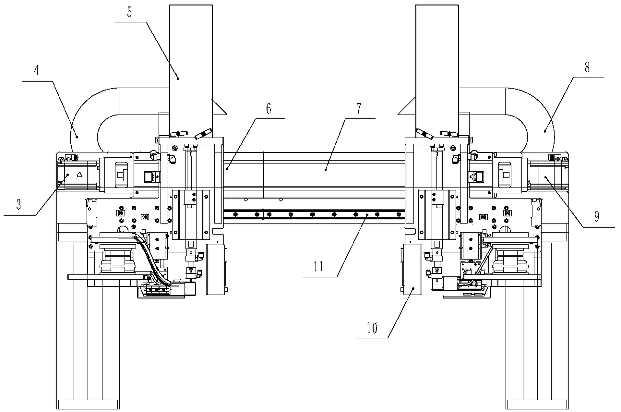 Riveting machine riveting device for circuit board riveting and operation method thereof