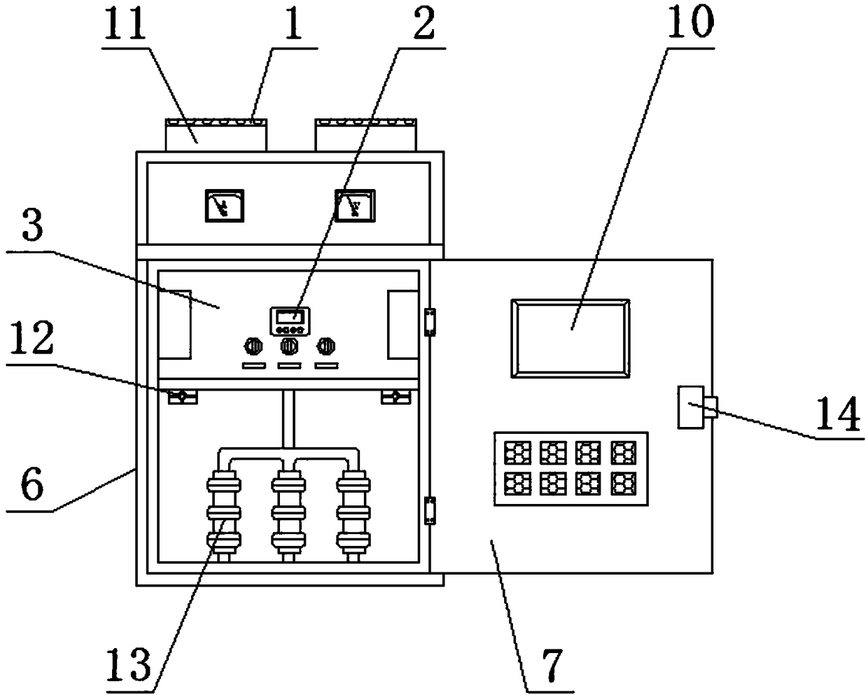 12kV current-carrying 1250A solid insulation combined switch cabinet